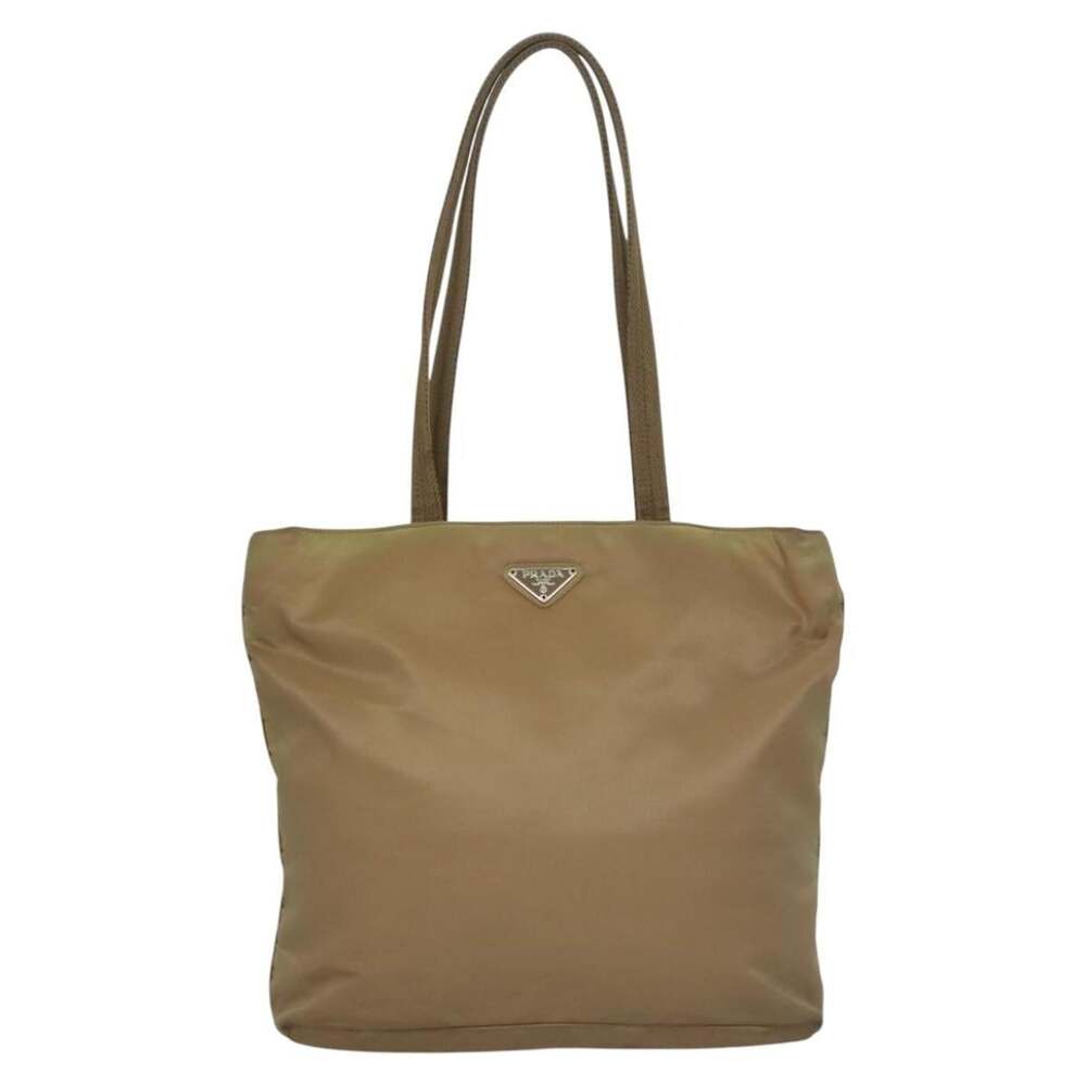 Prada Tessuto Tote Bag Beige